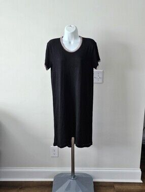 WILT Cotton Tee Shirt Dress Black Size Small NWT